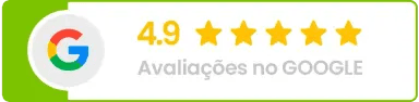 4.9 estrelas no Google