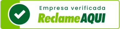 Empresa verificada no Reclame Aqui